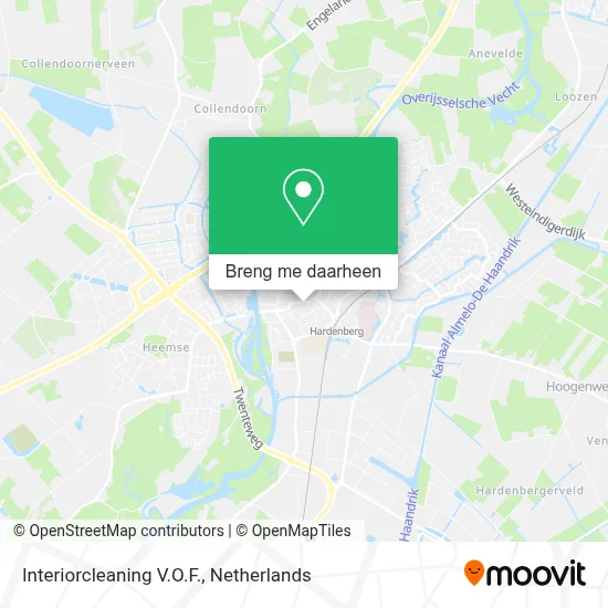 Interiorcleaning V.O.F. kaart