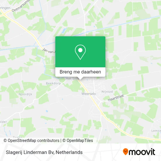 Slagerij Linderman Bv kaart