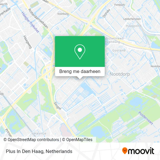Plus In Den Haag kaart