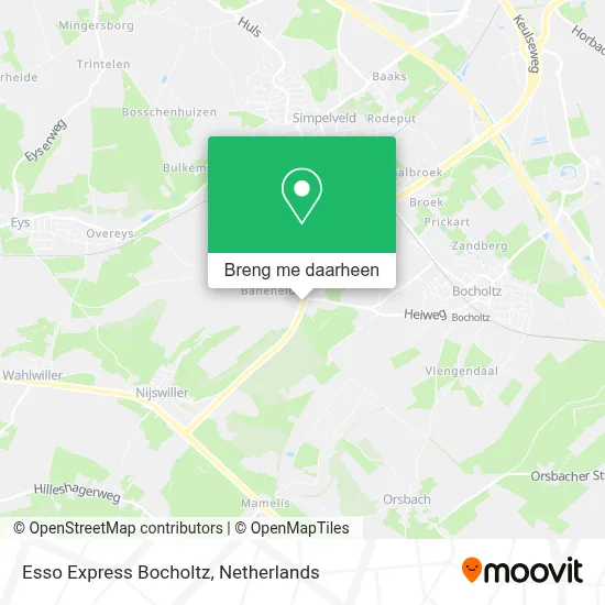 Esso Express Bocholtz kaart