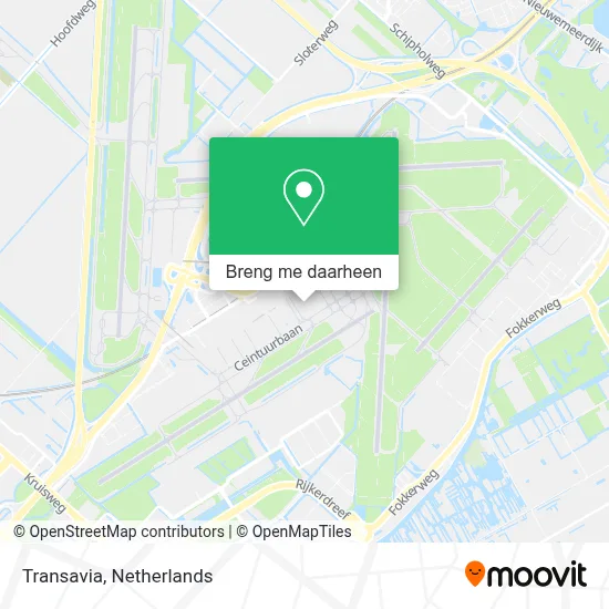 Transavia kaart