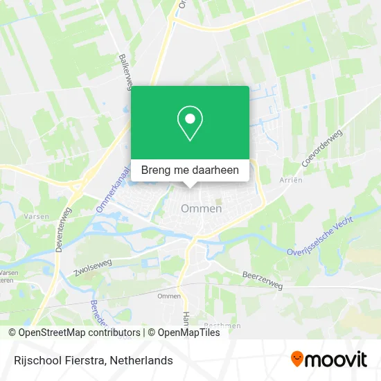 Rijschool Fierstra kaart