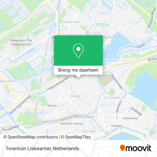 Torentuin Liskwartier kaart