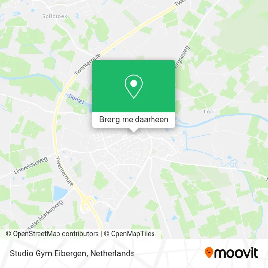 Studio Gym Eibergen kaart