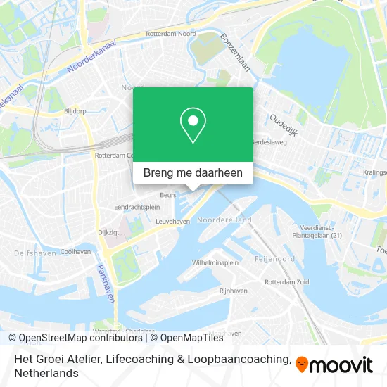 Het Groei Atelier, Lifecoaching & Loopbaancoaching kaart
