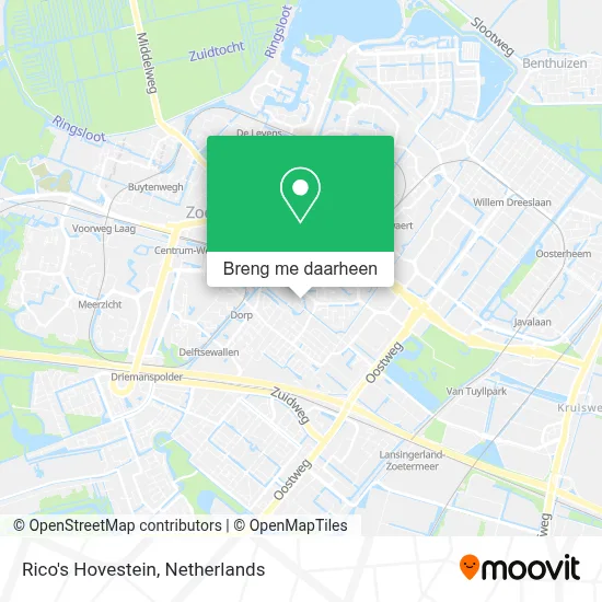 Rico's Hovestein kaart