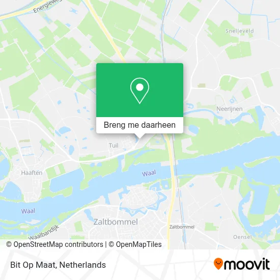 Bit Op Maat kaart