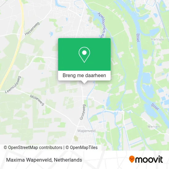 Maxima Wapenveld kaart