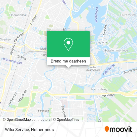 Wifix Service kaart