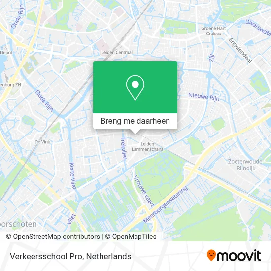 Verkeersschool Pro kaart