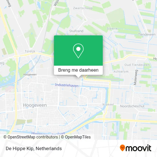 De Hippe Kip kaart