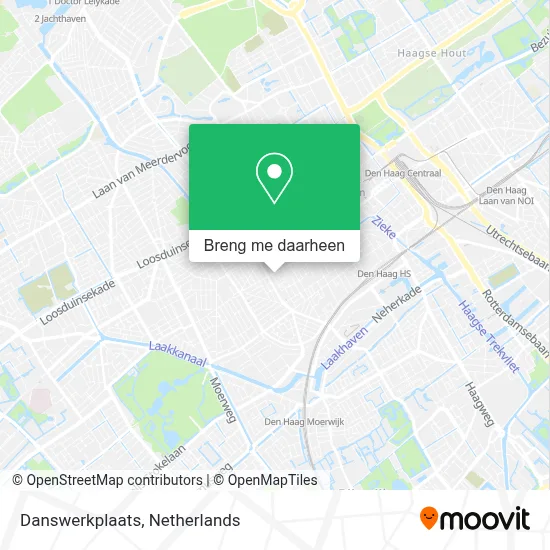 Danswerkplaats kaart