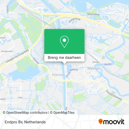 Endpro Bv kaart