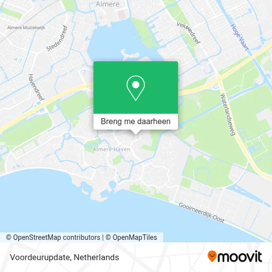 Voordeurupdate kaart