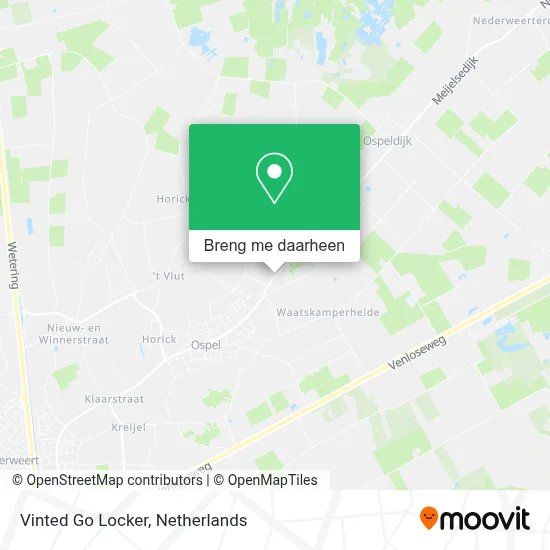 Vinted Go Locker kaart
