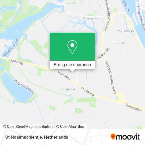 Ut Naaimachientje kaart