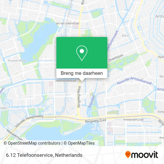 6.12 Telefoonservice kaart