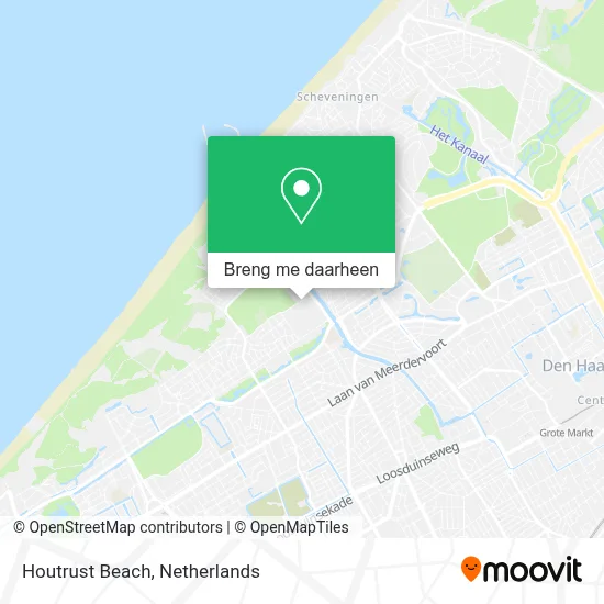 Houtrust Beach kaart