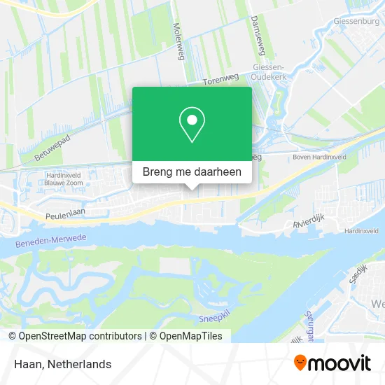 Haan kaart