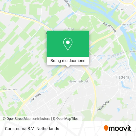 Consmema B.V. kaart