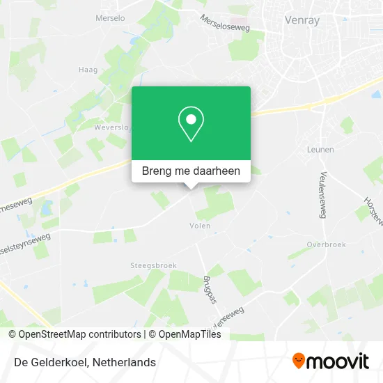 De Gelderkoel kaart
