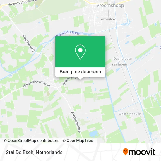 Stal De Esch kaart