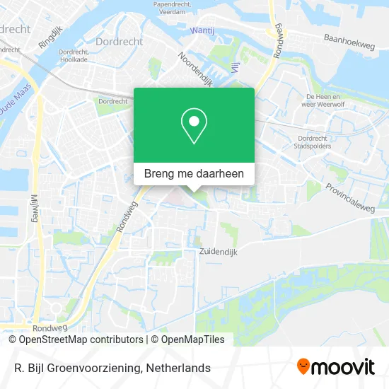 R. Bijl Groenvoorziening kaart