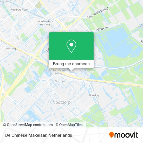 De Chinese Makelaar kaart