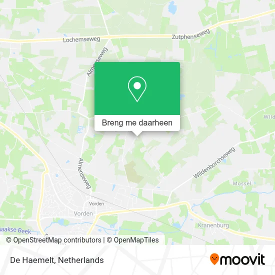 De Haemelt kaart