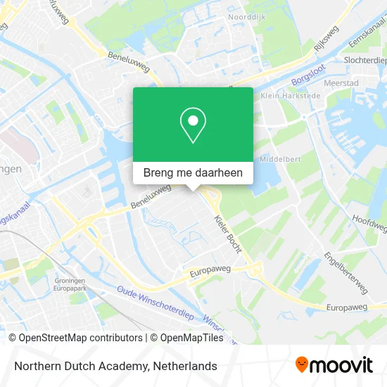Northern Dutch Academy kaart
