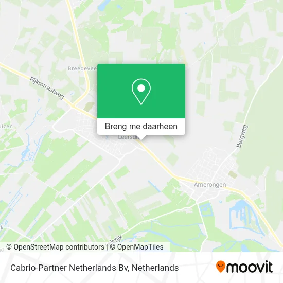 Cabrio-Partner Netherlands Bv kaart