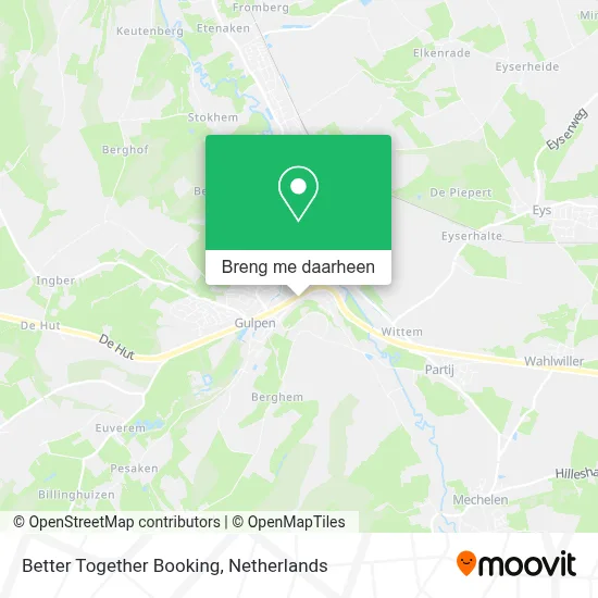 Better Together Booking kaart