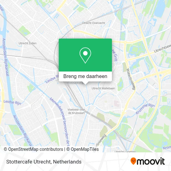 Stottercafe Utrecht kaart