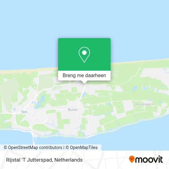Rijstal 'T Jutterspad kaart