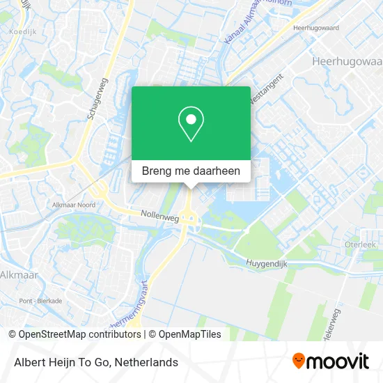 Albert Heijn To Go kaart
