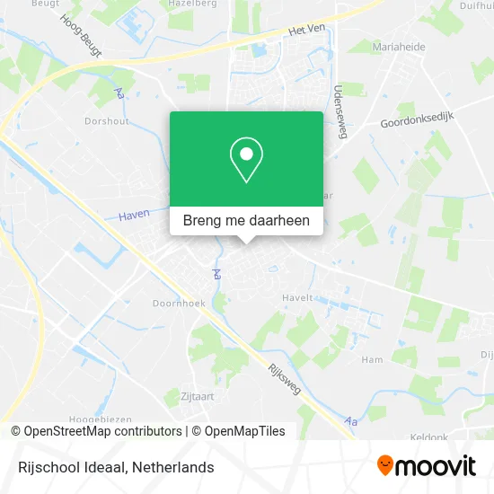 Rijschool Ideaal kaart