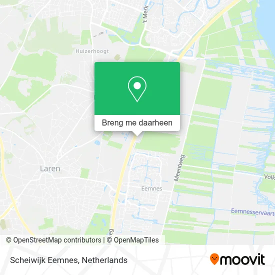 Scheiwijk Eemnes kaart