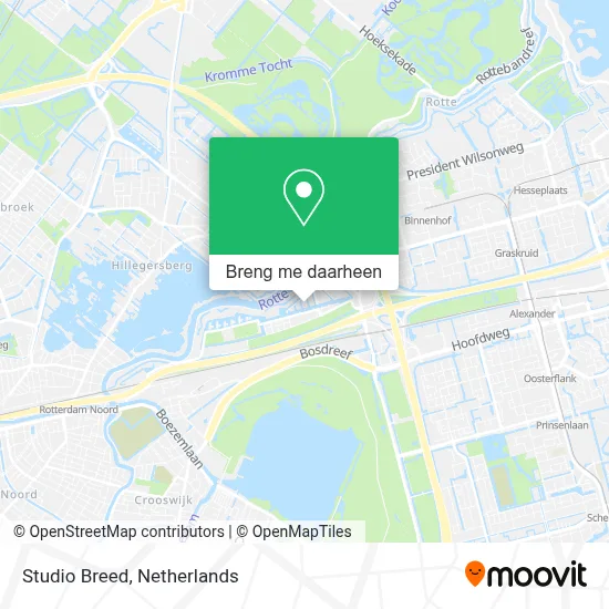 Studio Breed kaart