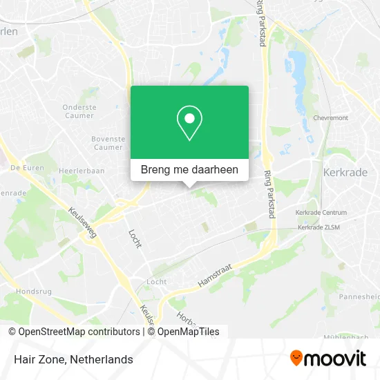 Hair Zone kaart