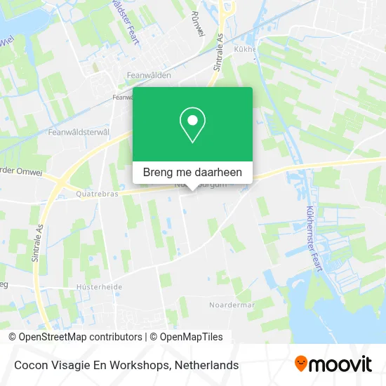 Cocon Visagie En Workshops kaart