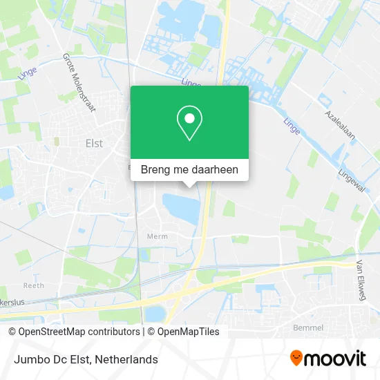 Jumbo Dc Elst kaart