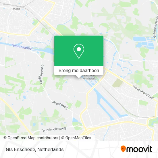 Gls Enschede kaart