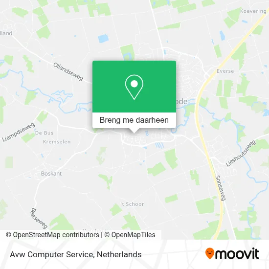 Avw Computer Service kaart