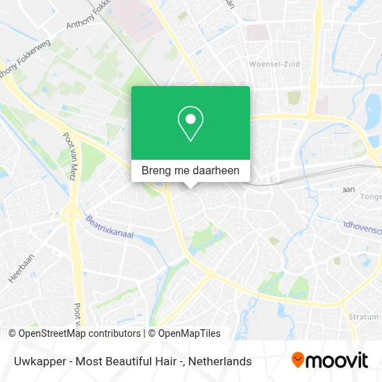 Uwkapper - Most Beautiful Hair - kaart