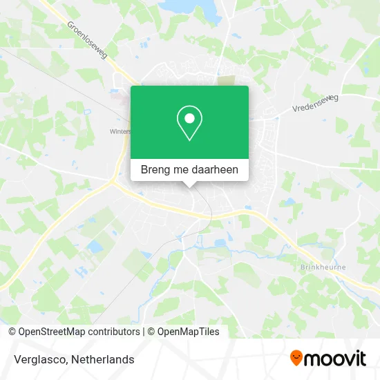 Verglasco kaart