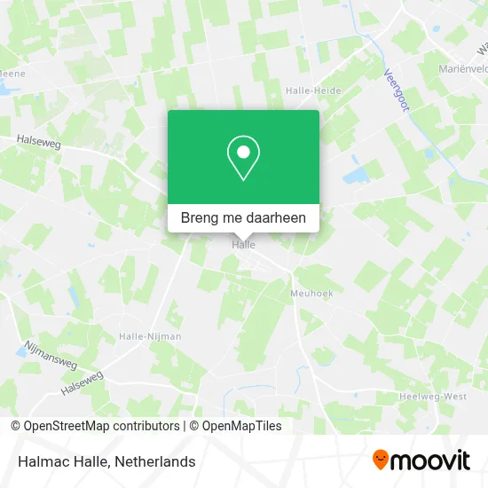 Halmac Halle kaart