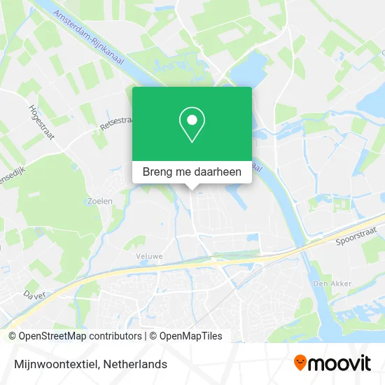 Mijnwoontextiel kaart