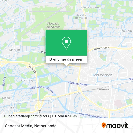 Geocast Media kaart