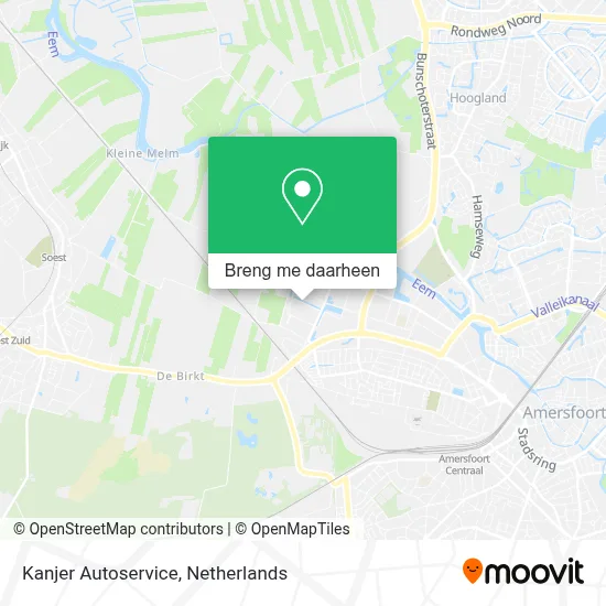 Kanjer Autoservice kaart