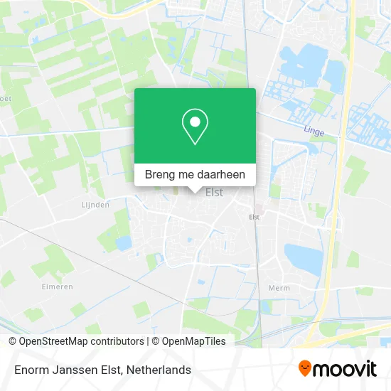 Enorm Janssen Elst kaart